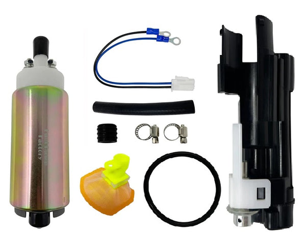 Fuel Pump. Regulator & Gas Filter Kit For Suzuki Hayabusa (GSX1300) 1999-2007, Replaces Suzuki 15180-24F00, 15100-24FB0